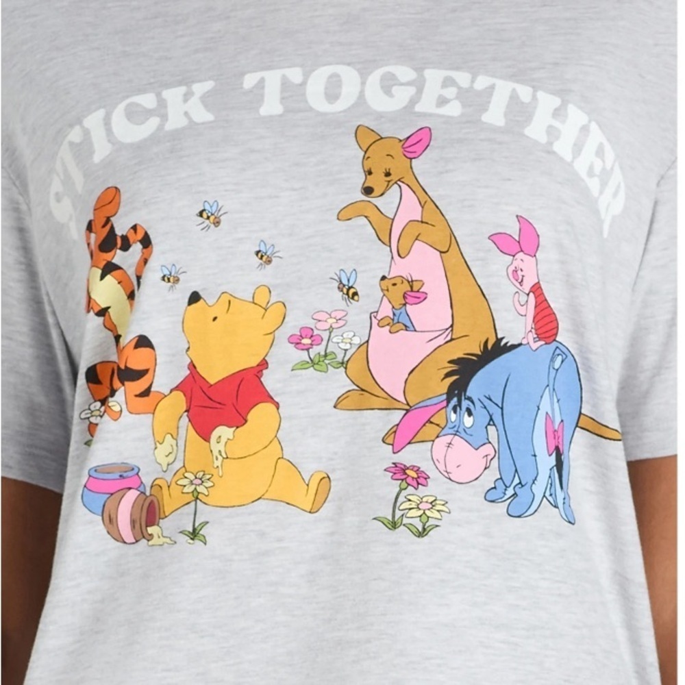 Disney Winnie The Pooh Women’s Short Sleeve Top - Picture 3 of 3